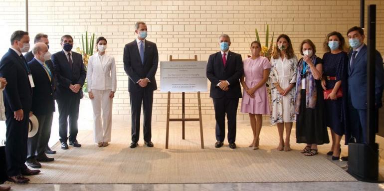 El “rascacielos” más alto de Barranquilla fue inaugurado por el rey de España